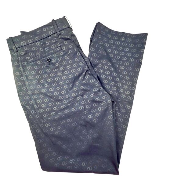 RLX Ralph Lauren Performance Water Repel Tailored Golf Pant  33x32 Black Geo New - Picture 4 of 5